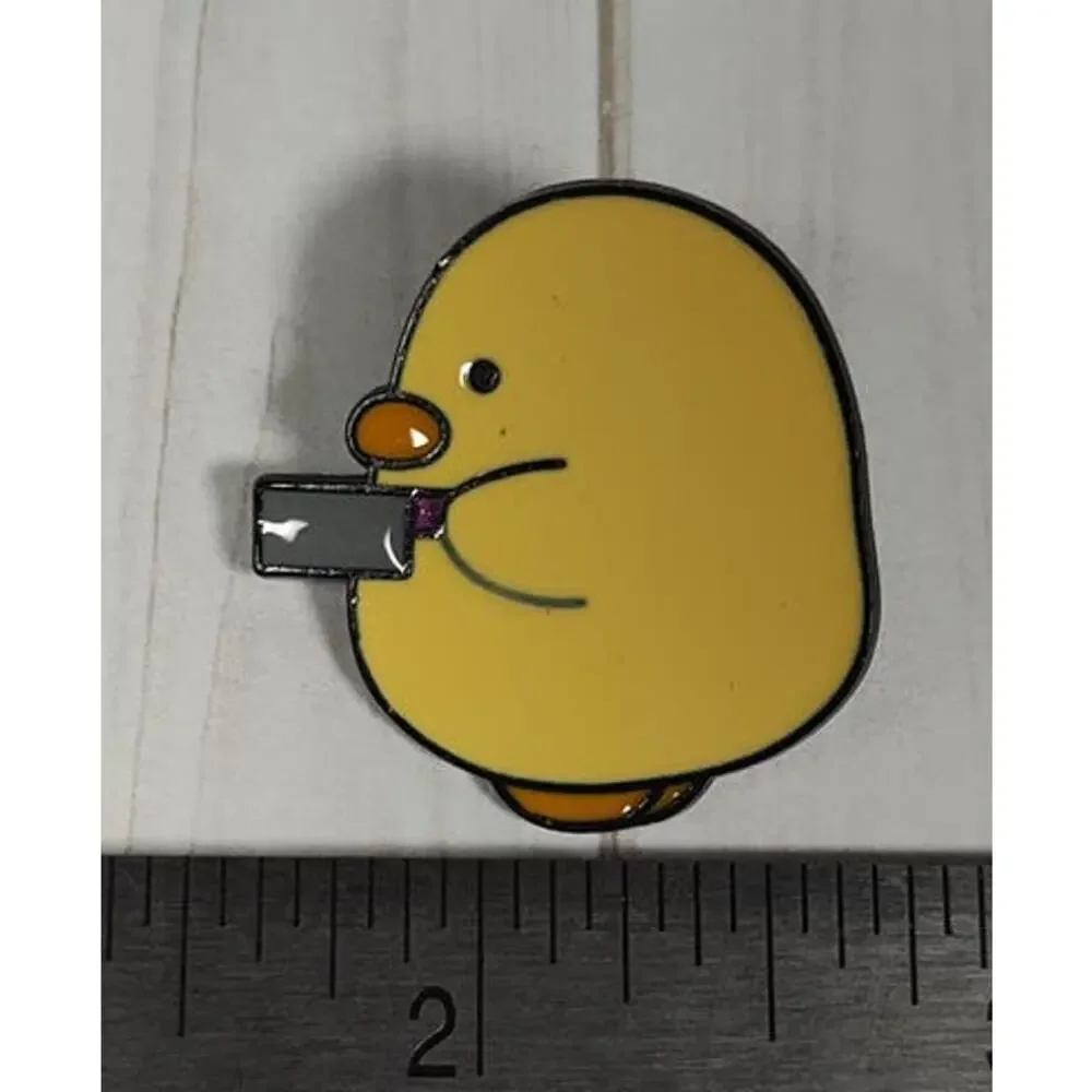 Funny Duck Pin - Perfect for Hat, Lapel, Lanyard, Apron, Jacket or Backpack